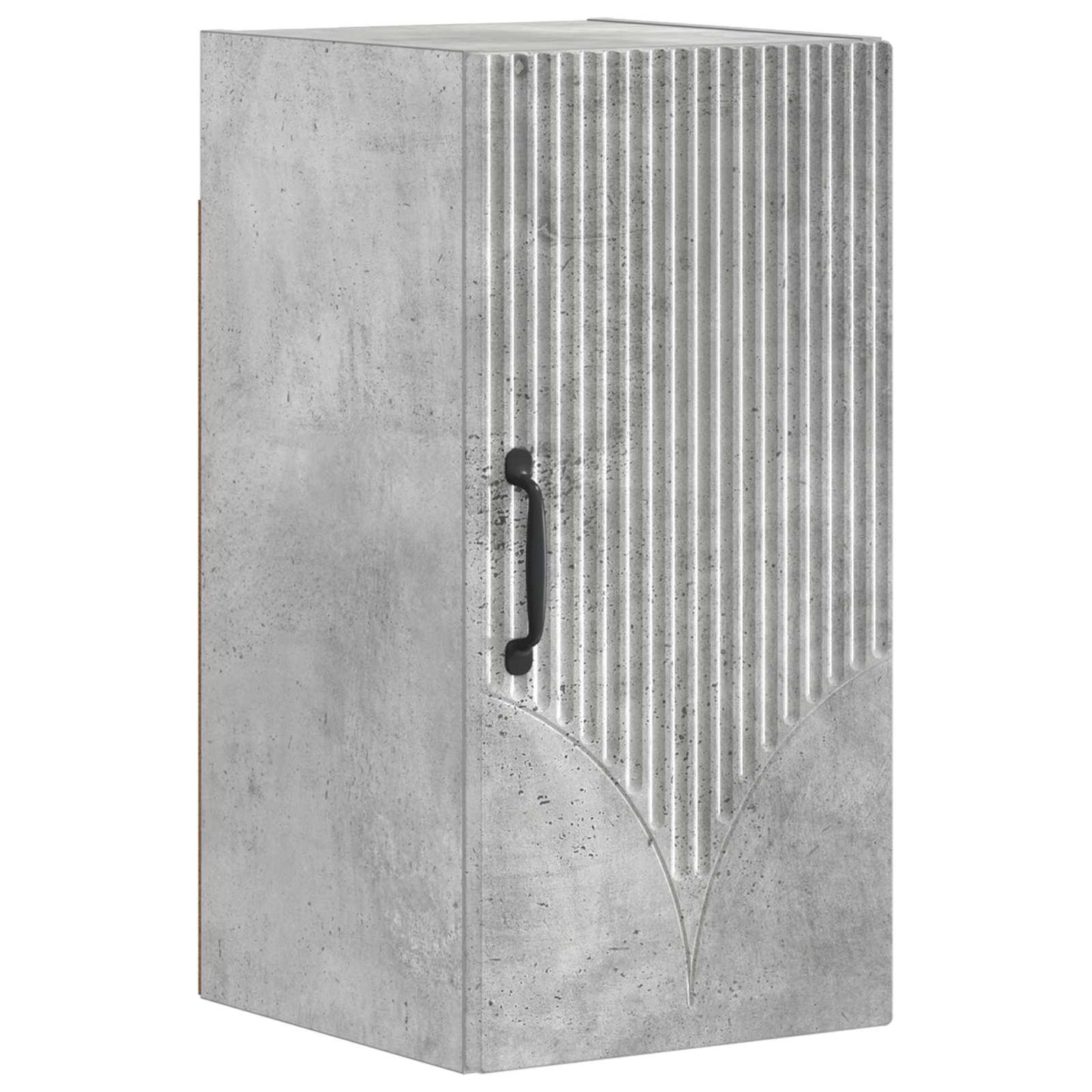 Badkamer wandkast HOORN Betongrijs 30 x 31 x 59 cm Bewerkt hout