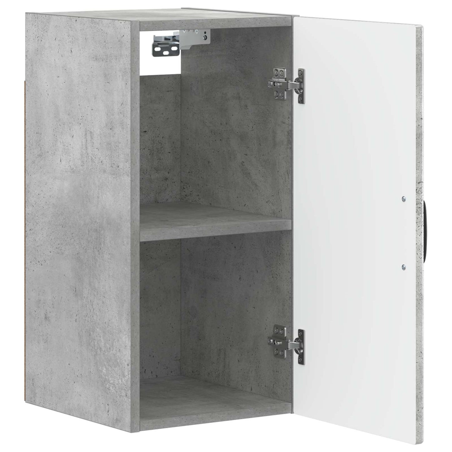 Badkamer wandkast HOORN Betongrijs 30 x 31 x 59 cm Bewerkt hout