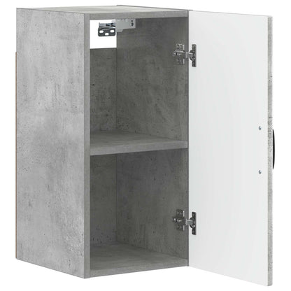 Badkamer wandkast HOORN Betongrijs 30 x 31 x 59 cm Bewerkt hout
