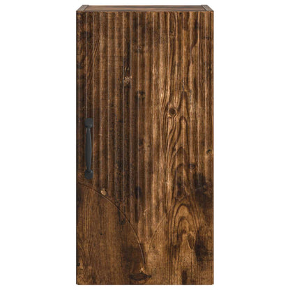 Badkamer wandkast HOORN Gerookt eiken 30 x 31 x 59 cm