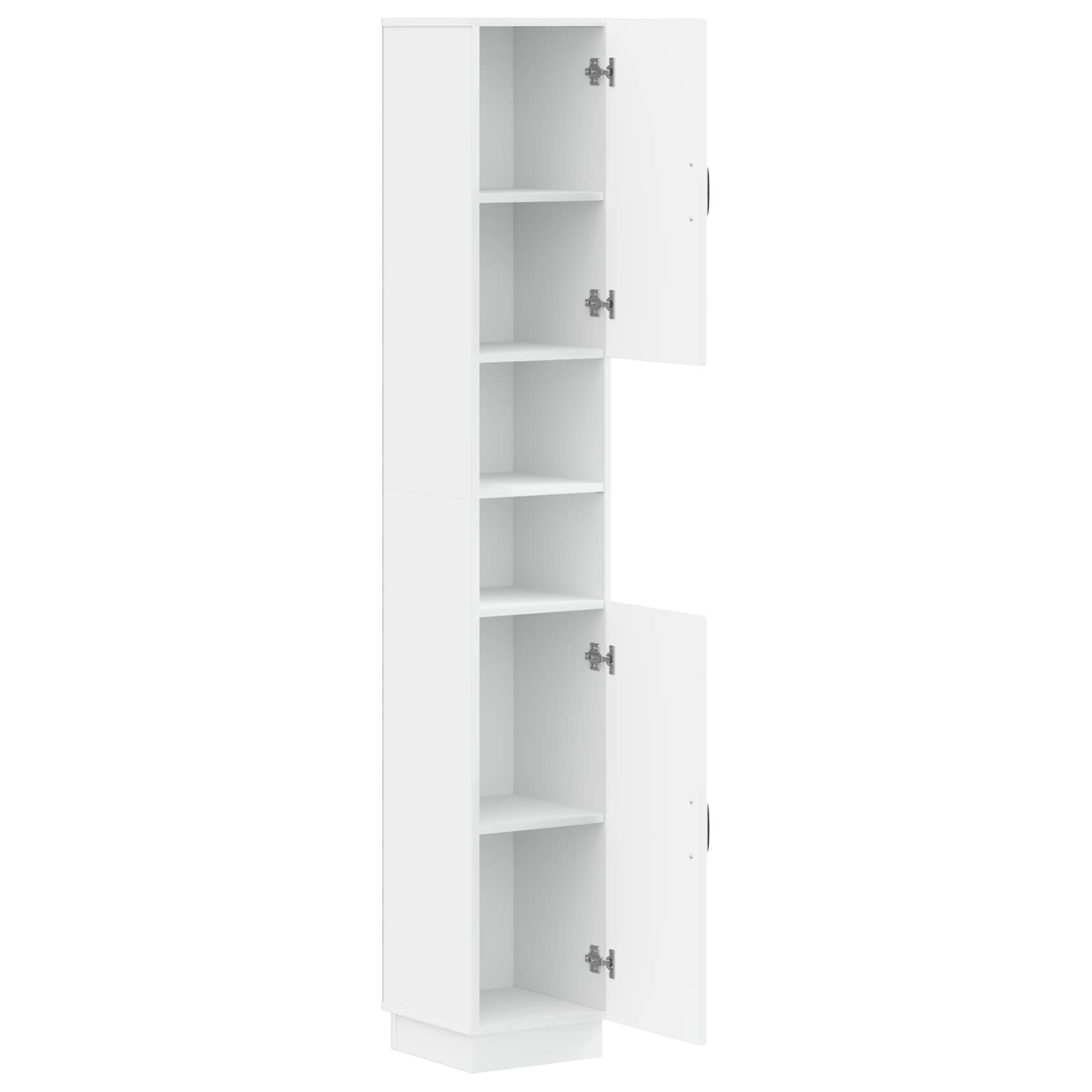 Badkamerkast met Open Plank HOORN Wit 30 x 31 x 187 cm