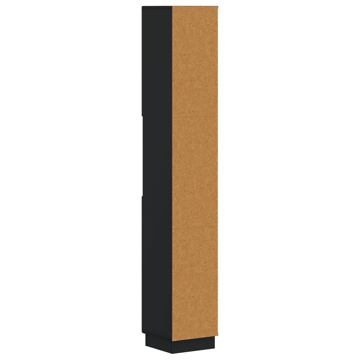 Badkamerkast met Open Plank HOORN Zwart 30 x 31 x 187 cm