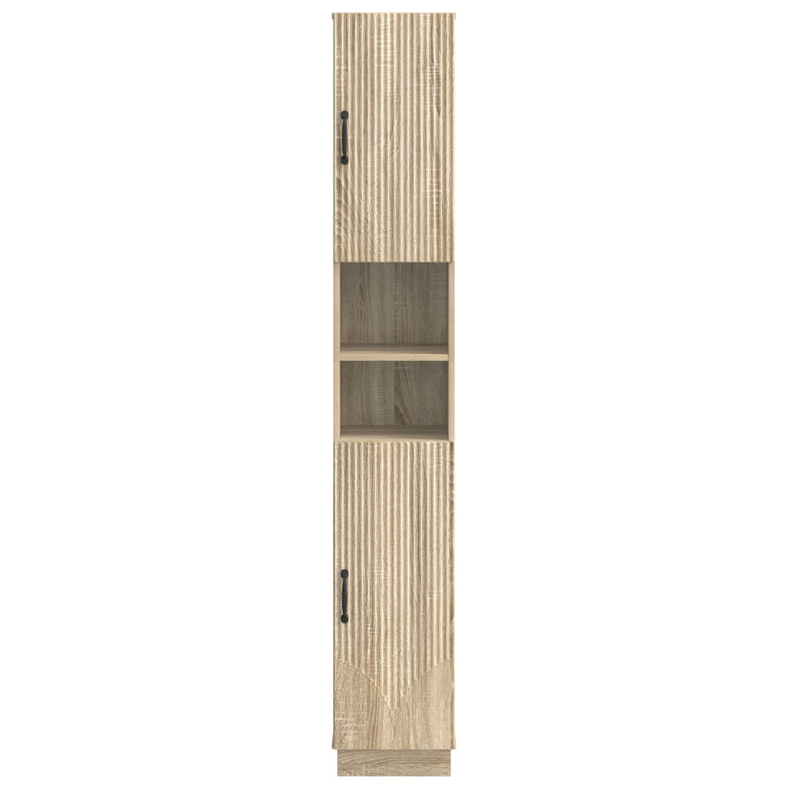 Badkamerkast met Open Plank HOORN Sonoma Eiken 30 x 31 x 187 cm