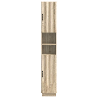 Badkamerkast met Open Plank HOORN Sonoma Eiken 30 x 31 x 187 cm