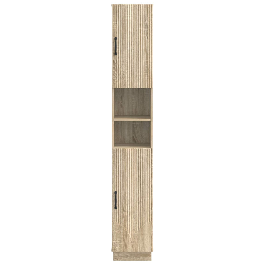 Badkamerkast met Open Plank HOORN Sonoma Eiken 30 x 31 x 187 cm