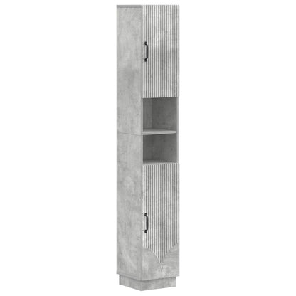 Badkamerkast met Open Plank HOORN Betongrijs 30 x 31 x 187 cm
