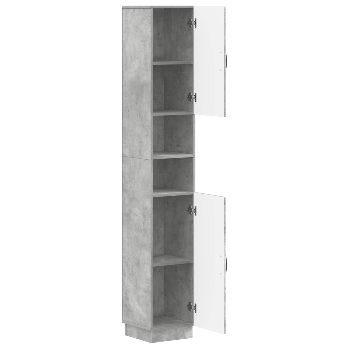 Badkamerkast met Open Plank HOORN Betongrijs 30 x 31 x 187 cm