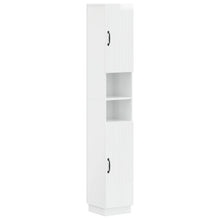 Badkamerkast met Open Plank HOORN Hoogglans Wit