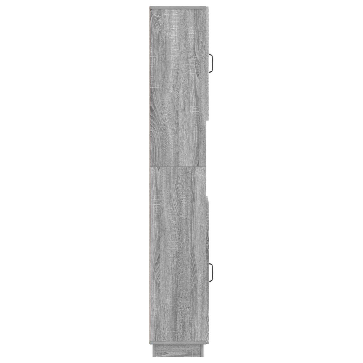 Badkamerkast met Open Plank HOORN Grijs Sonoma 30 x 31 x 187 cm