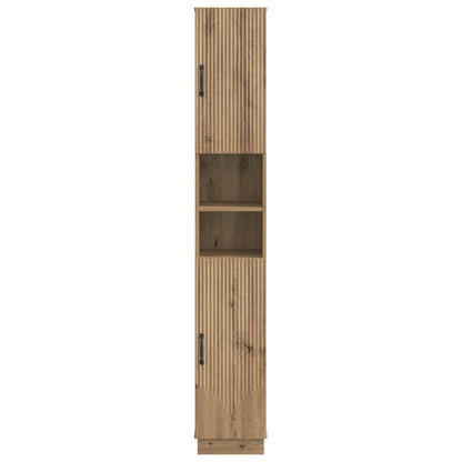 Badkamerkast met Open Plank HOORN Artisanaal eiken