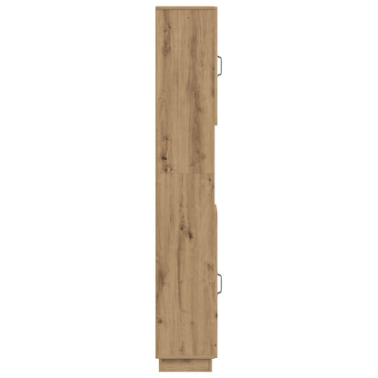 Badkamerkast met Open Plank HOORN Artisanaal eiken