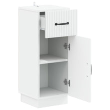 Badkamer Opbergkast HOORN Wit 30 x 31 x 77 cm Bewerkt hout