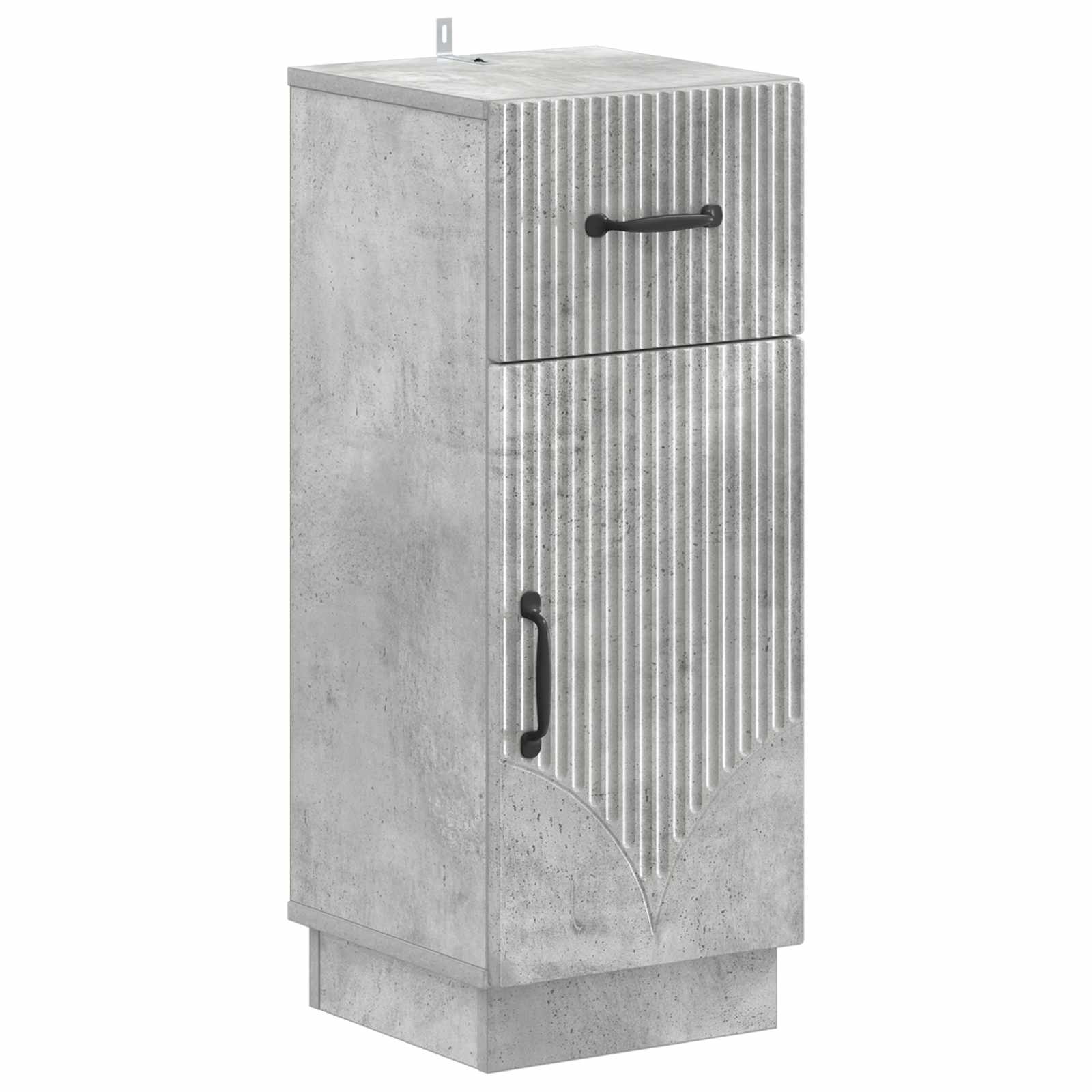 Badkamer Opbergkast HOORN Betongrijs 30 x 31 x 77 cm