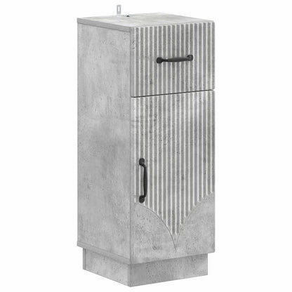 Badkamer Opbergkast HOORN Betongrijs 30 x 31 x 77 cm