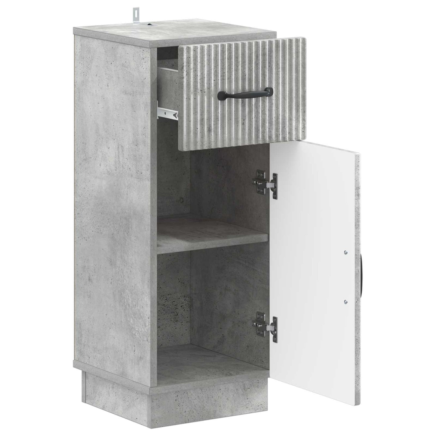 Badkamer Opbergkast HOORN Betongrijs 30 x 31 x 77 cm