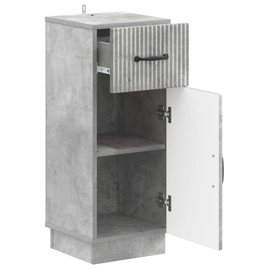 Badkamer Opbergkast HOORN Betongrijs 30 x 31 x 77 cm