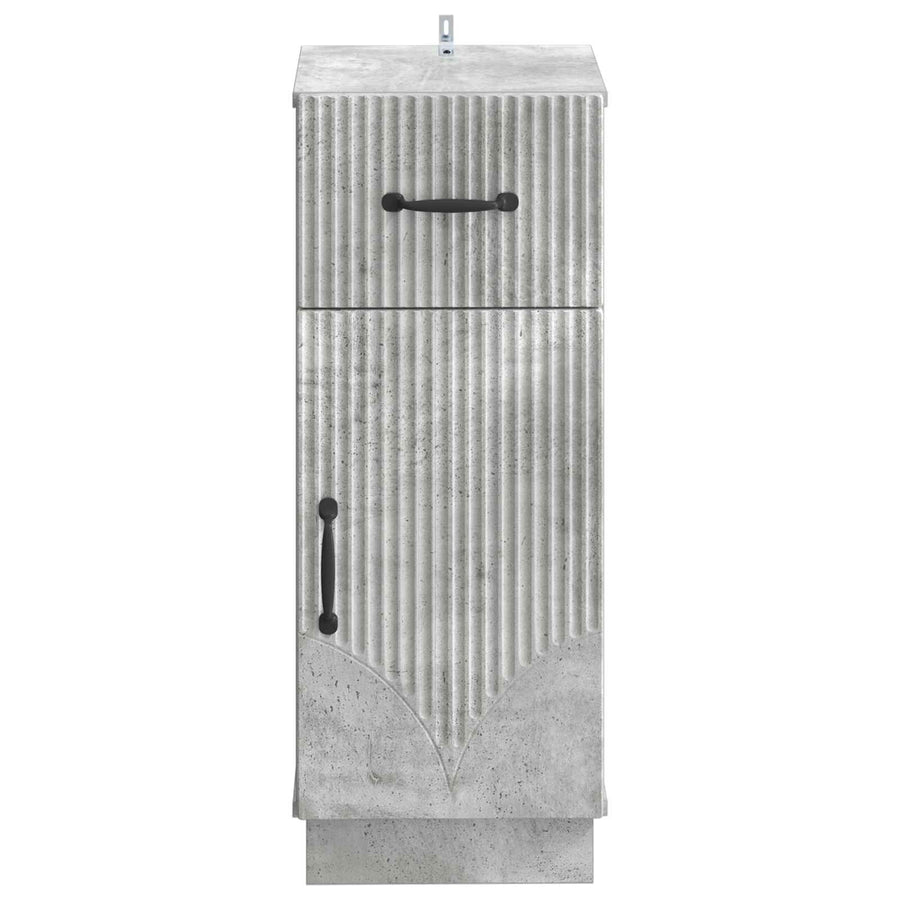 Badkamer Opbergkast HOORN Betongrijs 30 x 31 x 77 cm