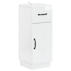 Badkamer Opbergkast HOORN Hoogglans Wit 30 x 31 x 77 cm