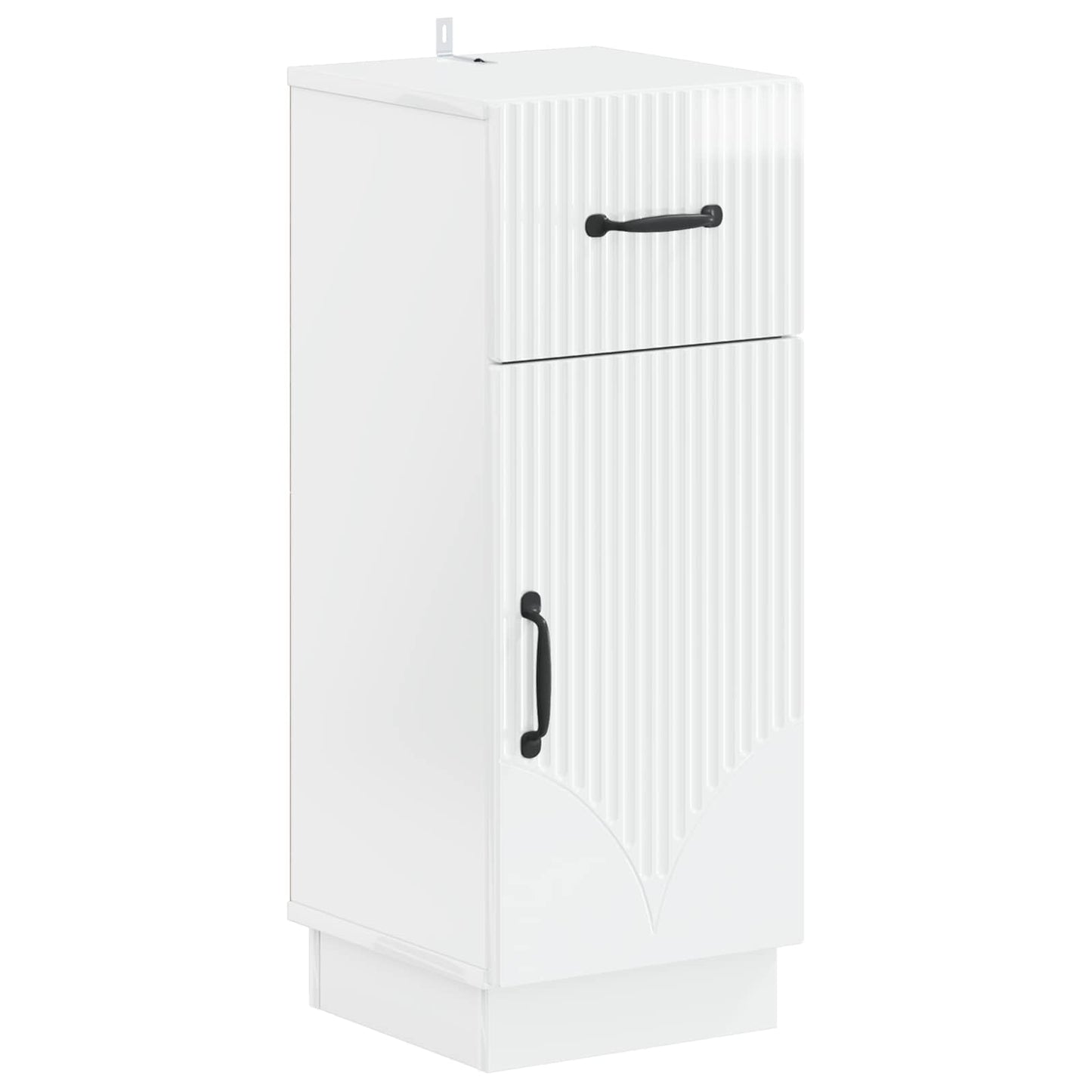 Badkamer Opbergkast HOORN Hoogglans Wit 30 x 31 x 77 cm