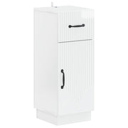 Badkamerkast 30x31x77 cm hoogglans wit