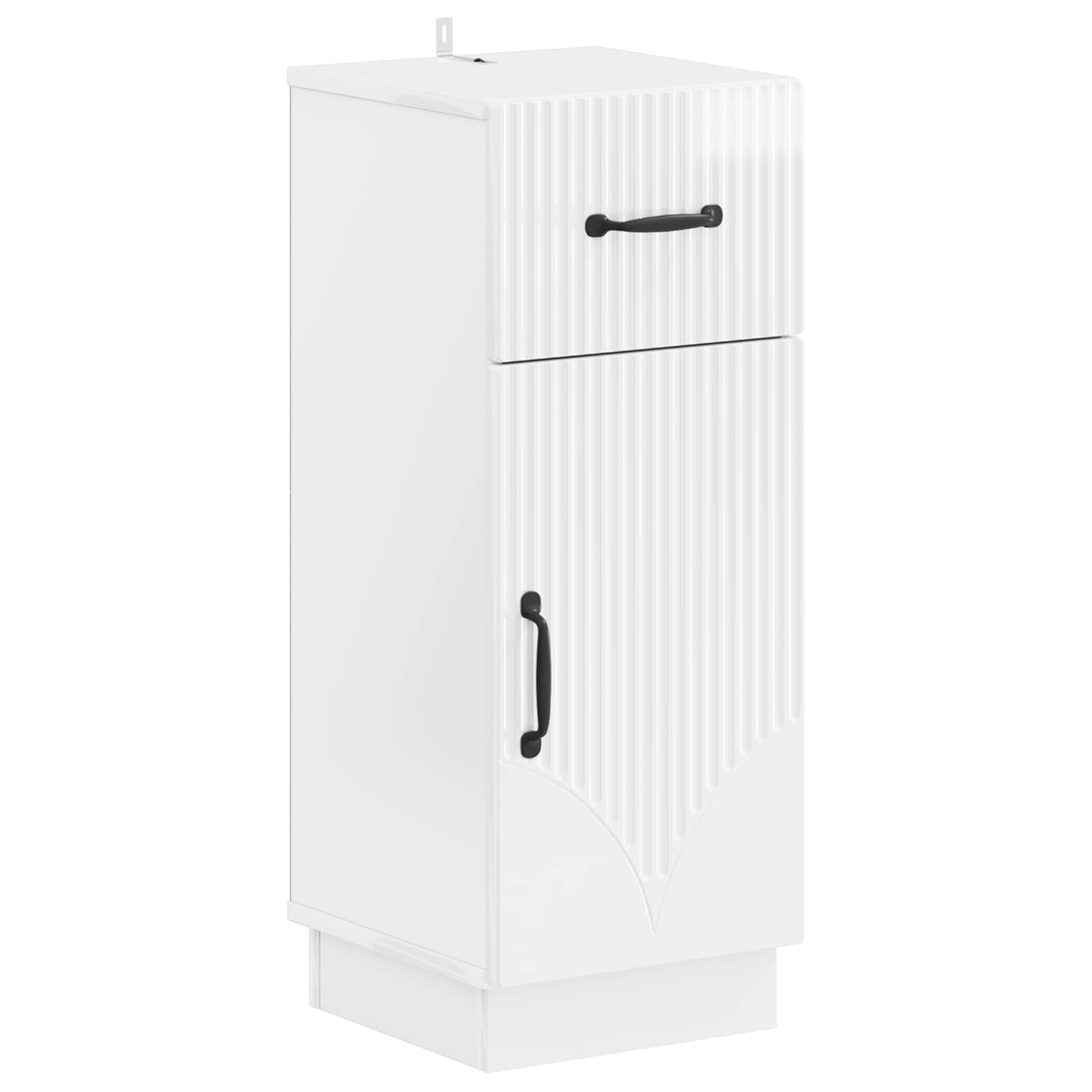 Badkamer Opbergkast HOORN Hoogglans Wit 30 x 31 x 77 cm