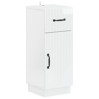Badkamer Opbergkast HOORN Hoogglans Wit 30 x 31 x 77 cm