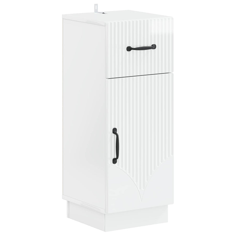 Badkamer Opbergkast HOORN Hoogglans Wit 30 x 31 x 77 cm