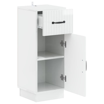 Badkamer Opbergkast HOORN Hoogglans Wit 30 x 31 x 77 cm