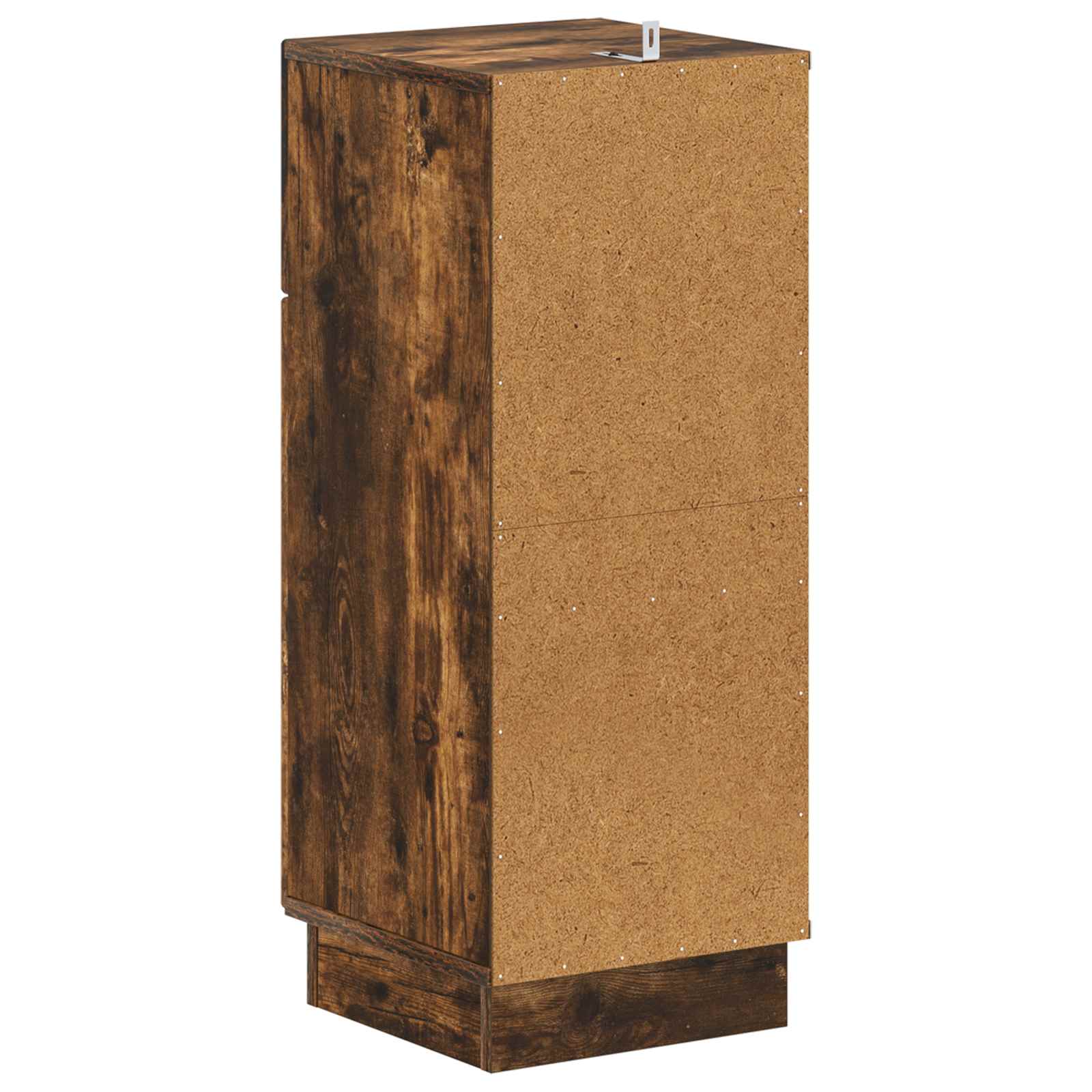 Badkamer Opbergkast HOORN Gerookt eiken 30 x 31 x 77 cm