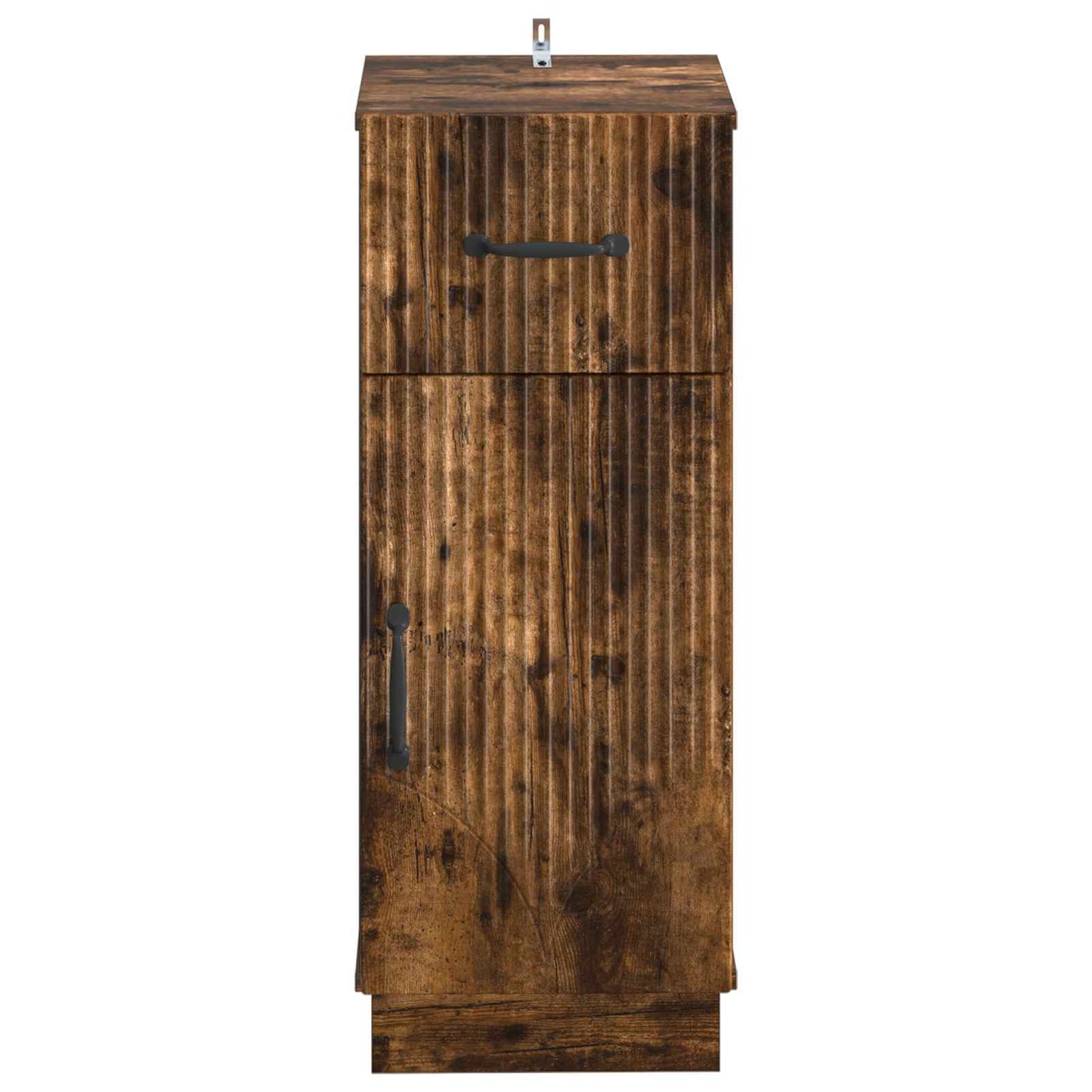 Badkamer Opbergkast HOORN Gerookt eiken 30 x 31 x 77 cm