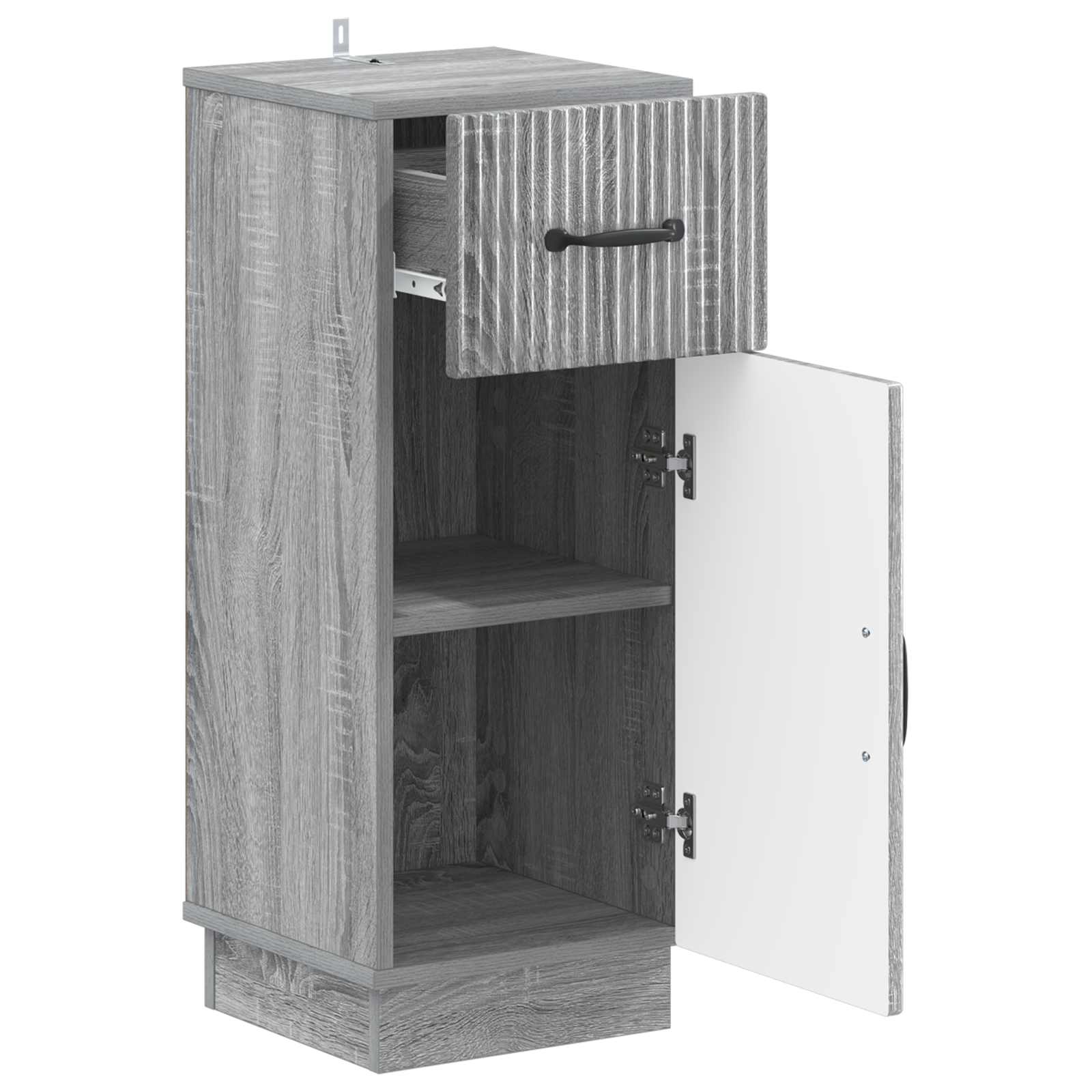 Badkamer Opbergkast HOORN Grijs Sonoma 30 x 31 x 77 cm