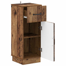 Badkamer Opbergkast HOORN Oud hout 30 x 31 x 77 cm Bewerkt hout