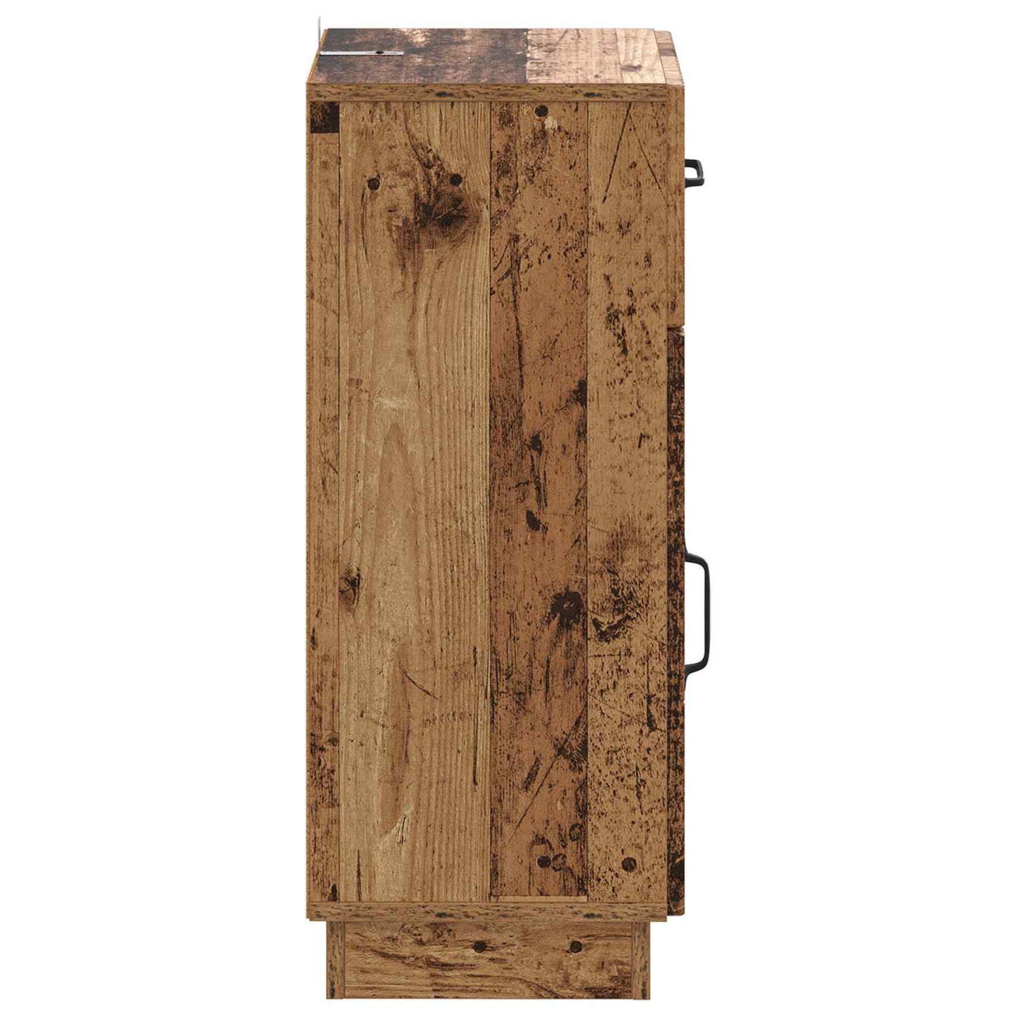 Badkamer Opbergkast HOORN Oud hout 30 x 31 x 77 cm Bewerkt hout