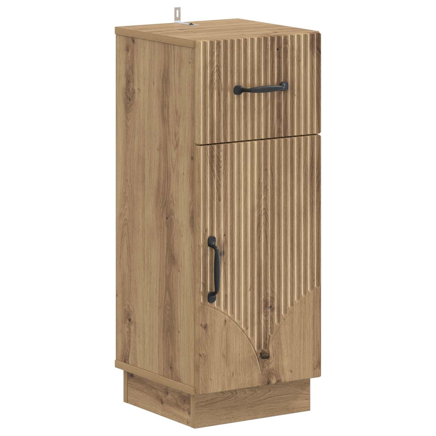 Badkamer Opbergkast HOORN Artisanaal eiken 30 x 31 x 77 cm