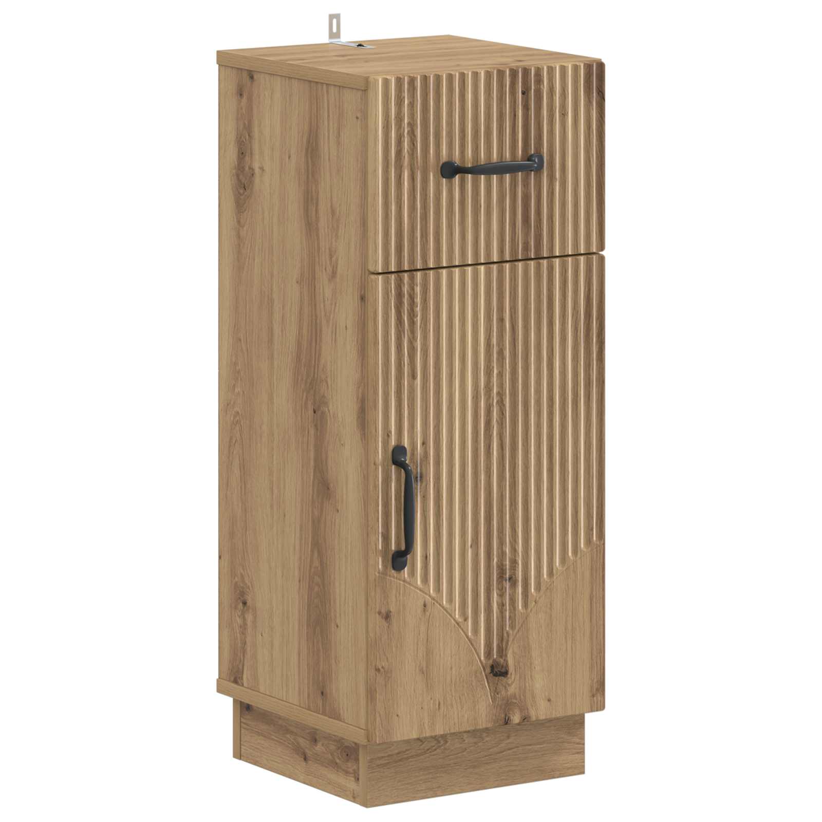 Badkamer Opbergkast HOORN Artisanaal eiken 30 x 31 x 77 cm