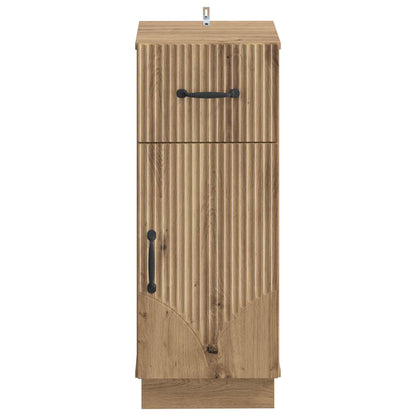 Badkamer Opbergkast HOORN Artisanaal eiken 30 x 31 x 77 cm