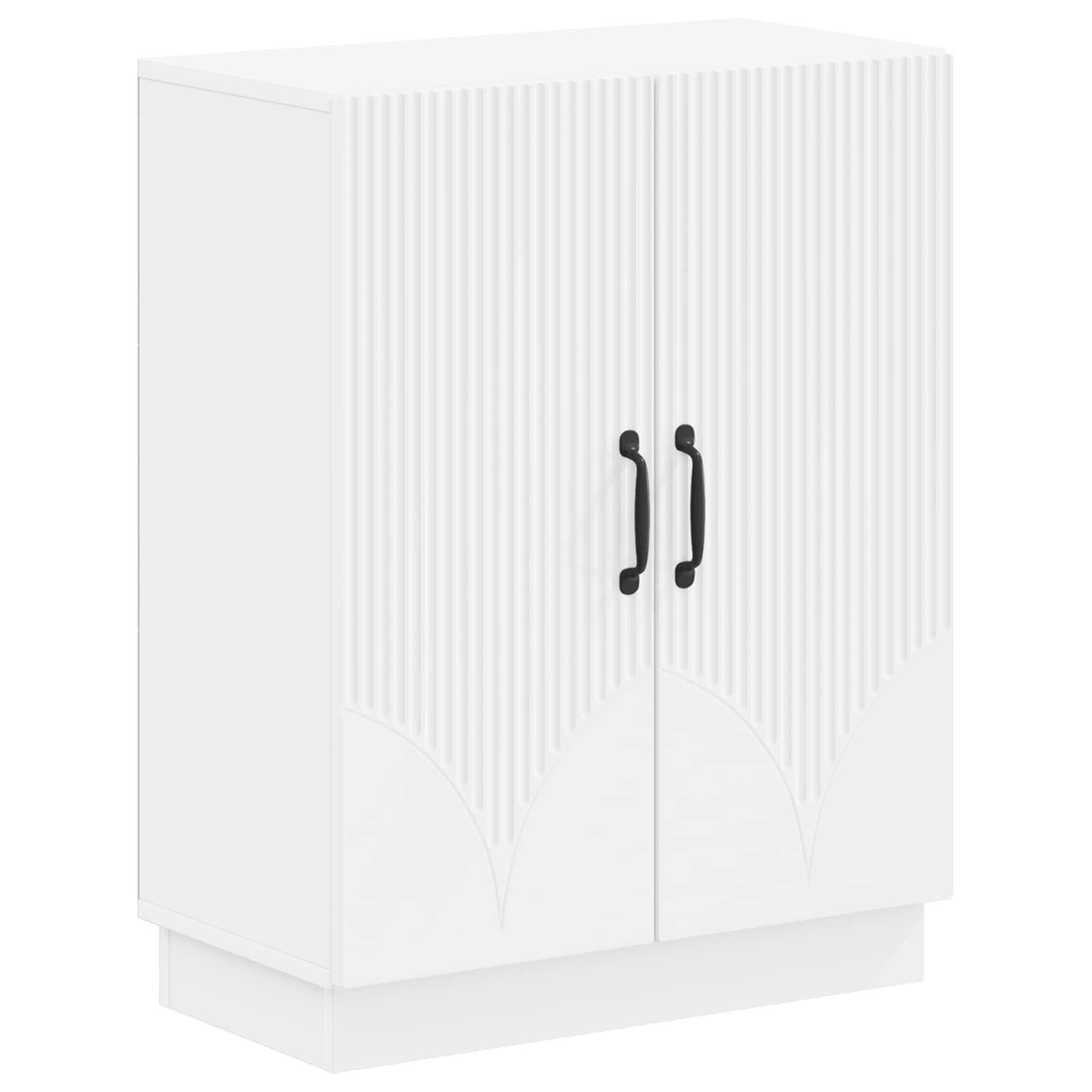 Badkamer Opbergkast HOORN Wit 59,5 x 31 x 77 cm Bewerkt hout