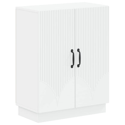 Badkamer Opbergkast HOORN Wit 59,5 x 31 x 77 cm Bewerkt hout