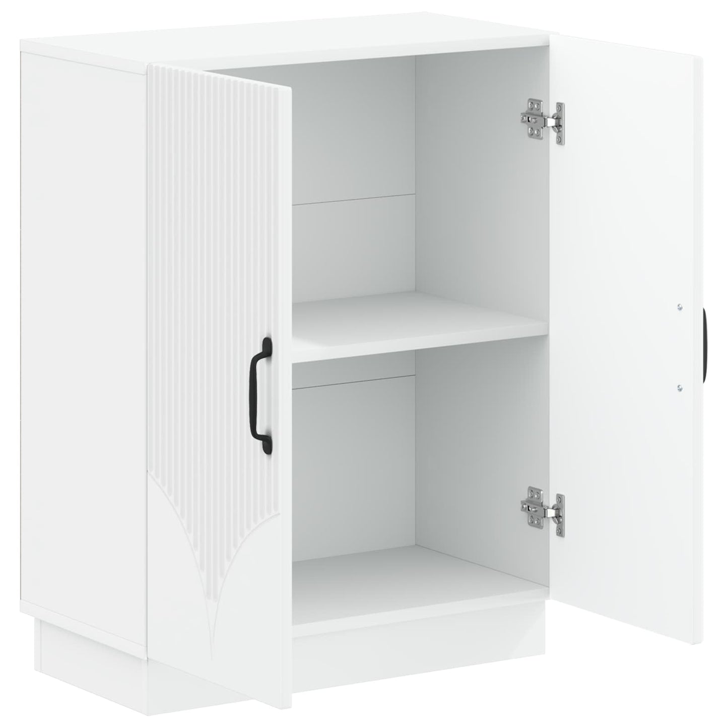 Badkamer Opbergkast HOORN Wit 59,5 x 31 x 77 cm Bewerkt hout