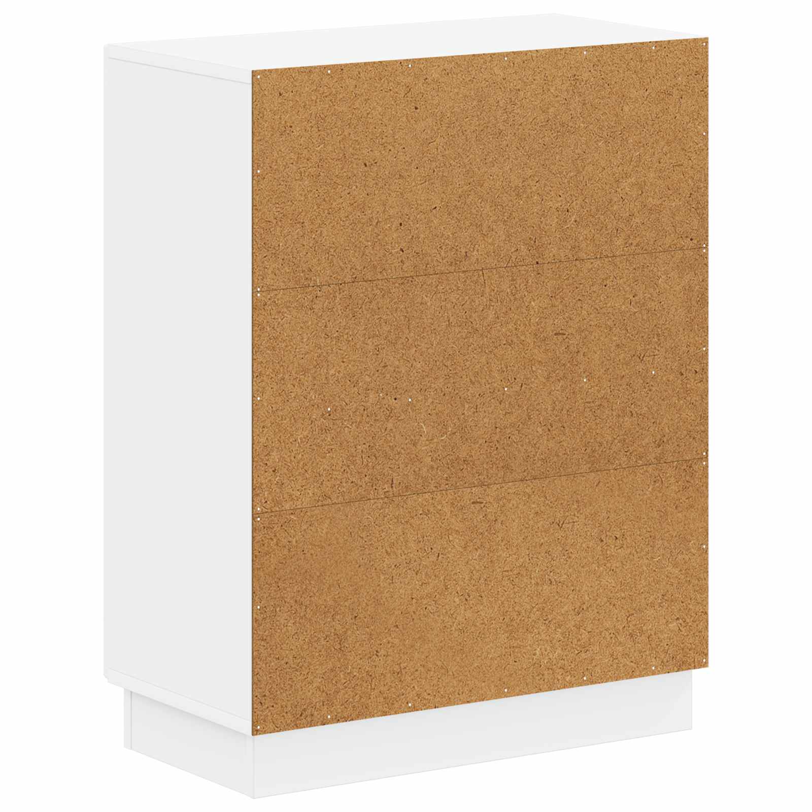Badkamer Opbergkast HOORN Wit 59,5 x 31 x 77 cm Bewerkt hout