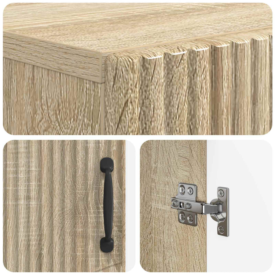 Badkamer Opbergkast HOORN Sonoma Eiken 59,5 x 31 x 77 cm