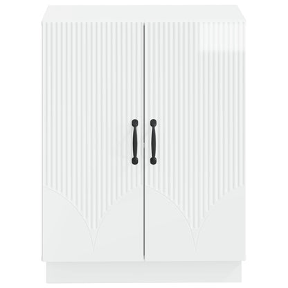 Badkamer Opbergkast HOORN Hoogglans Wit 59,5 x 31 x 77 cm