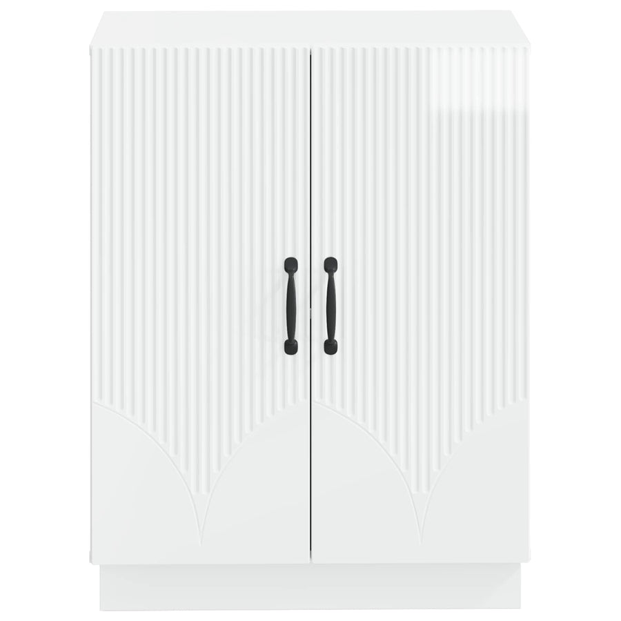 Badkamer Opbergkast HOORN Hoogglans Wit 59,5 x 31 x 77 cm