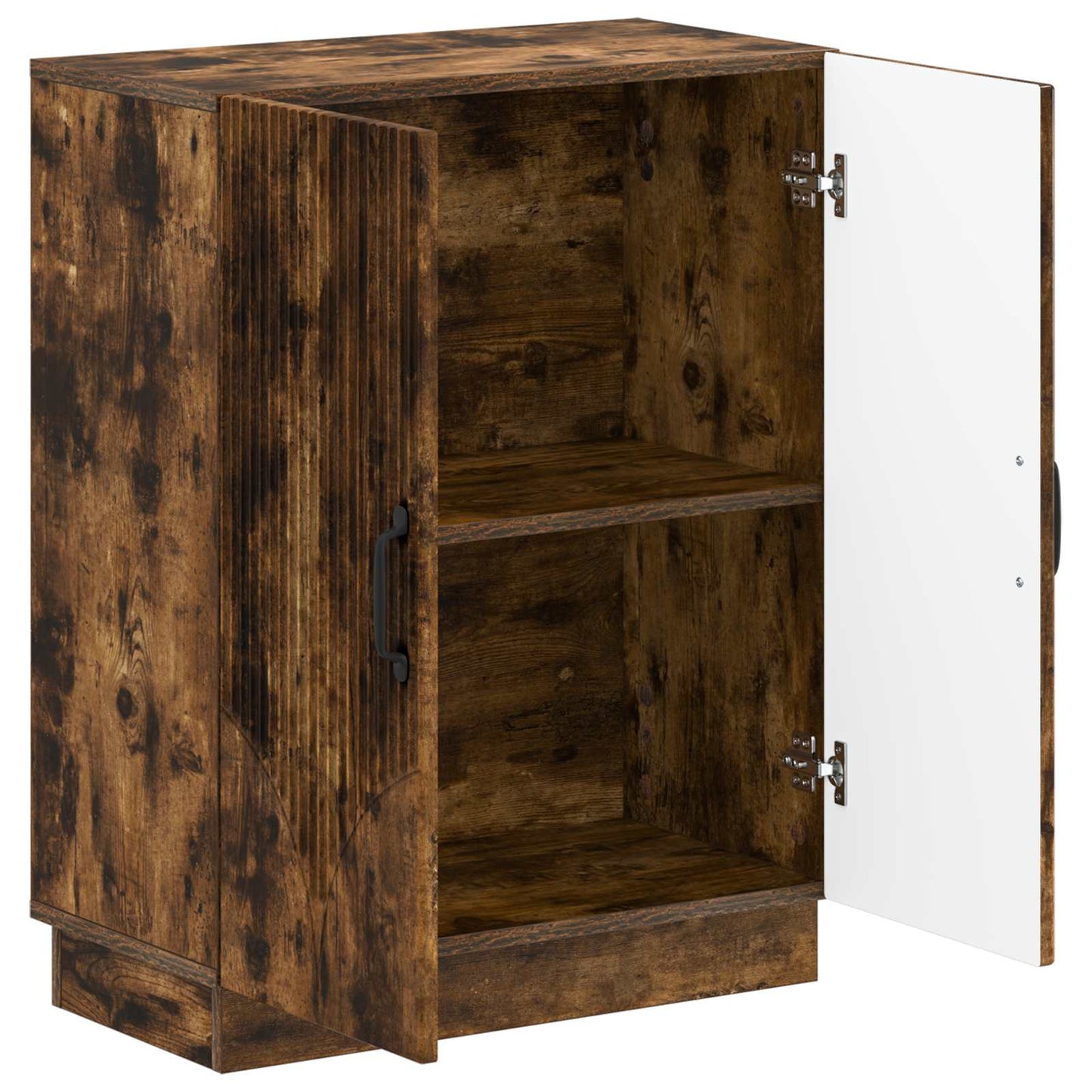 Badkamer Opbergkast HOORN Gerookt eiken 59,5 x 31 x 77 cm