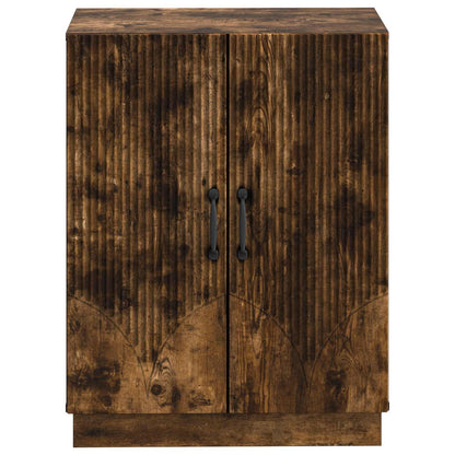 Badkamer Opbergkast HOORN Gerookt eiken 59,5 x 31 x 77 cm