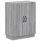 Badkamerkast 59,5x31x77 cm grijs sonoma