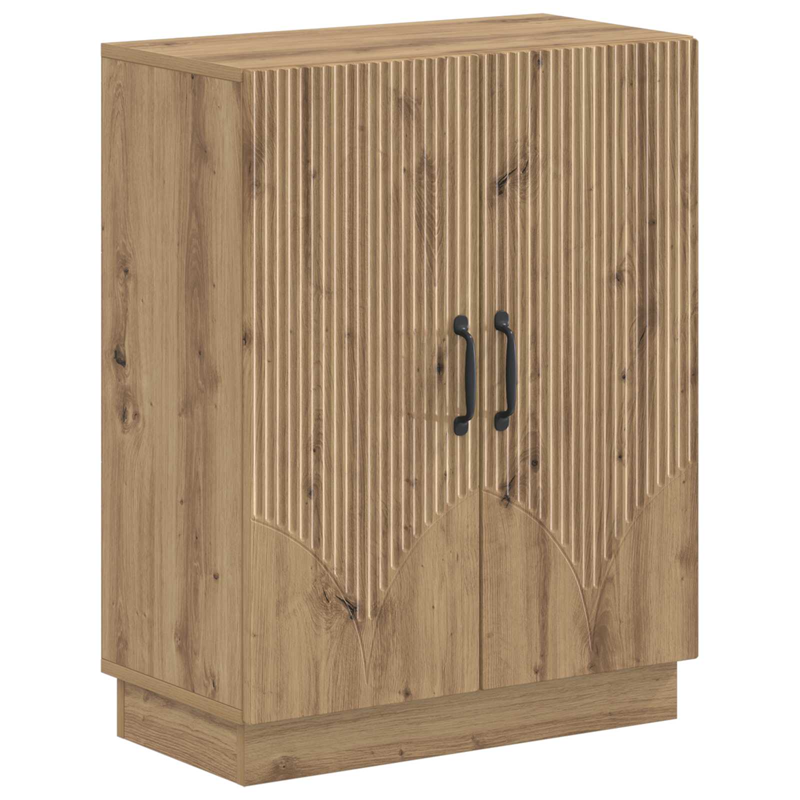Badkamer Opbergkast HOORN Artisanaal eiken 59,5 x 31 x 77 cm