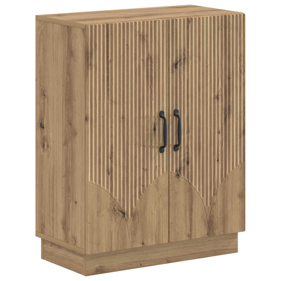 Badkamer Opbergkast HOORN Artisanaal eiken 59,5 x 31 x 77 cm