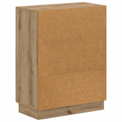 Badkamer Opbergkast HOORN Artisanaal eiken 59,5 x 31 x 77 cm