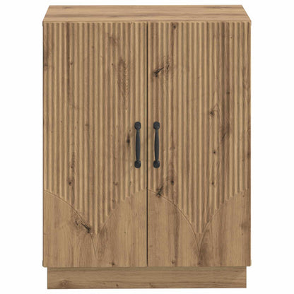 Badkamer Opbergkast HOORN Artisanaal eiken 59,5 x 31 x 77 cm